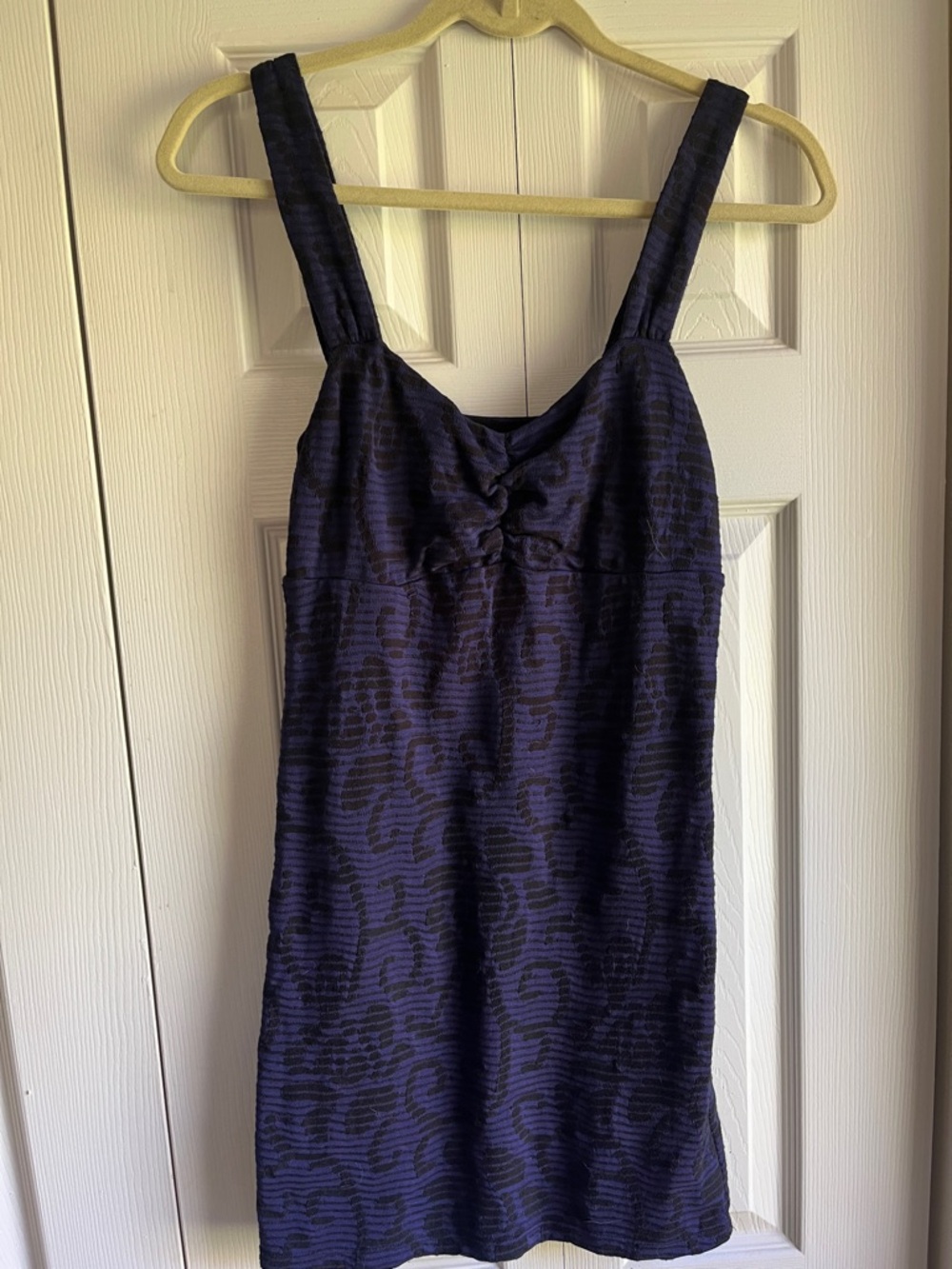 Free People Purple Black Sleeveless Dress, Size Small. Vintage Y2K